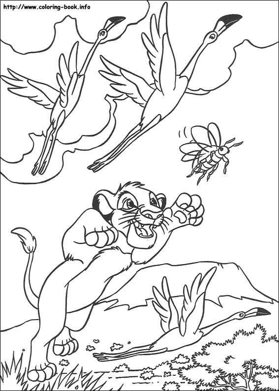 The Lion King coloring picture